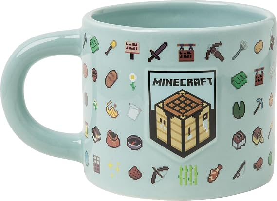 Paladone Minecraft Embossed Mug - Officially Licensed Minecraft Product