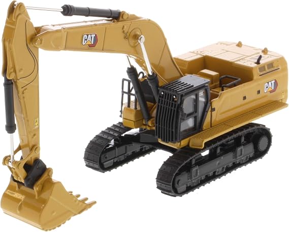Diecast Master 1/87 Caterpillar CAT 395 Next Generation Hydraulic Shovel with Replacement Attachments