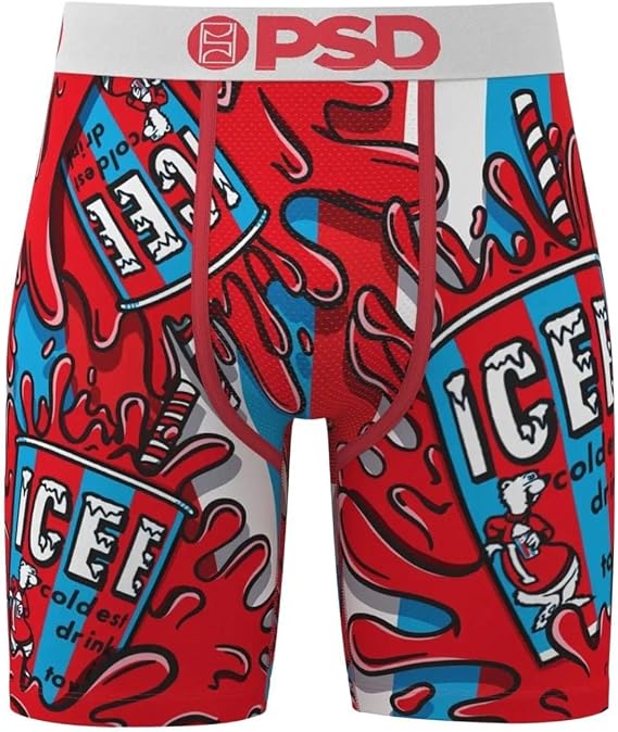 PSD Icee Freeze Mens Boxer Briefs, Multi-Colored, X-Large