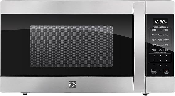 Kenmore Elite 79393 2.2 Cubic Foot Counter Top Microwave Oven in Stainless Steel