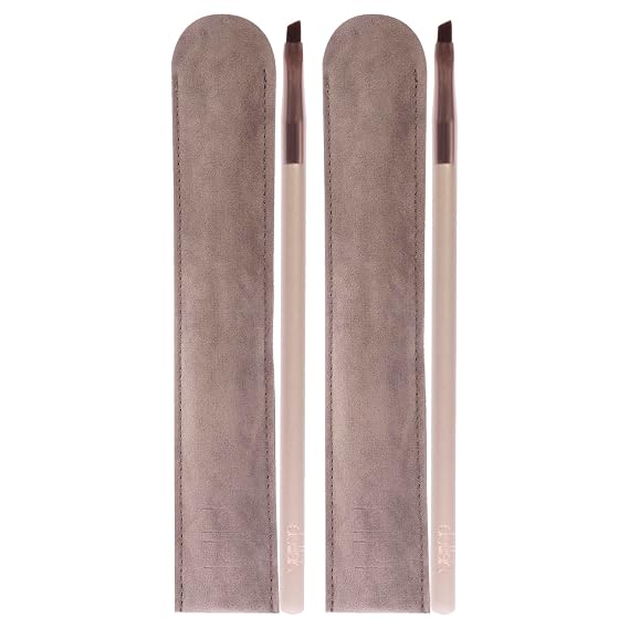 Angled Liner Brush by Delilah for Women - 1 Pc Brush - Pack of 2