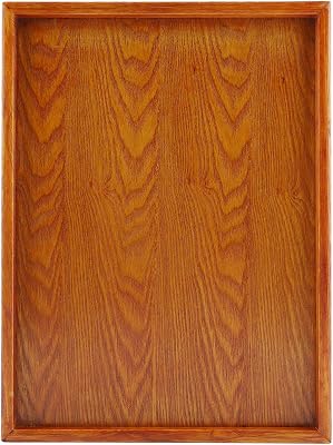 Wooden Rectangular Tea Tray 35x24cm Wood Serving Tray for Tea Coffee Snacks Food Can Be Used for Tea Coffee Snacks Traditional Chinese Japanese Design