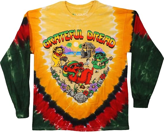 Liquid Blue Men's Positive Vibrations Long Sleeve T-Shirt