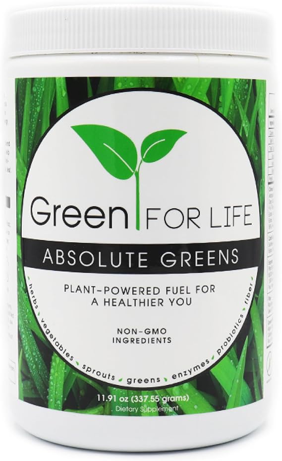 Absolute Greens Superfood Supplement with Plant-Powered Health Formula