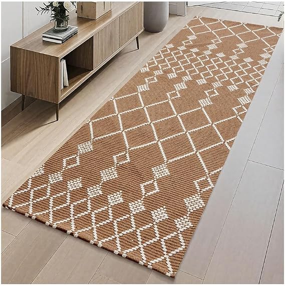 Carpet Runner Mat,Boho Kitchen Area Rug with Rubber Backing,Soft Washable Hallway Runner Rug,for Entryway Kitchen Bedroom Laundry Living Room,6090cm/23.635.4"