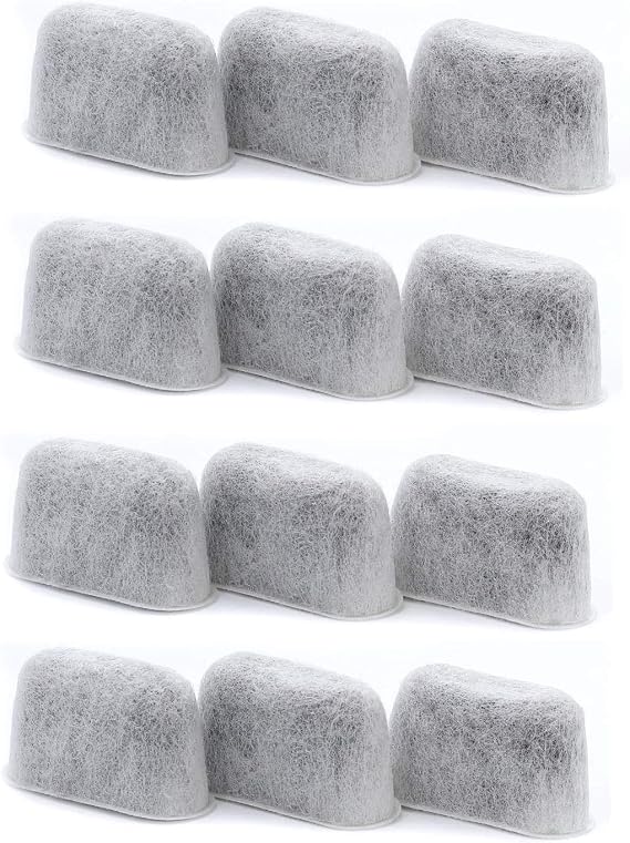 Cuisinart & Braun Charcoal Water Filters for Coffee Maker by PureHQ 12 Pack