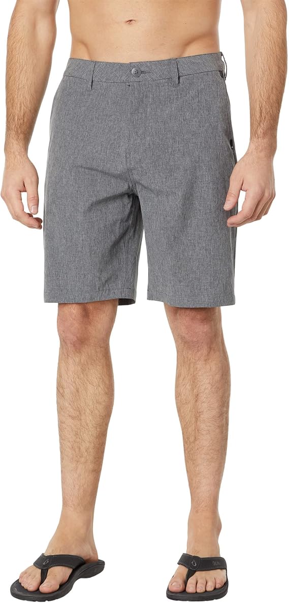 Quiksilver Union Heather 20" Amphibian Shorts Black 30