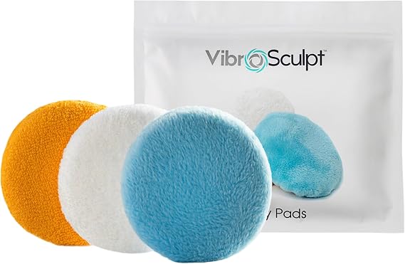 Vibro Sculpt 1.0 Pro Sculpting Pads Smooth, Firm & Tone Replacement Pads For 1.0 Device Only (Not Compatible with PRO)