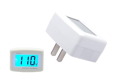 Plug-Type AC120V 80-300V Home Digital Voltmeter AC Meter Plug and Play