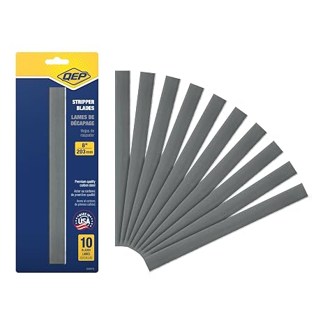 QEP 8" Wide Replacement Stripper Blades (10 Pack)