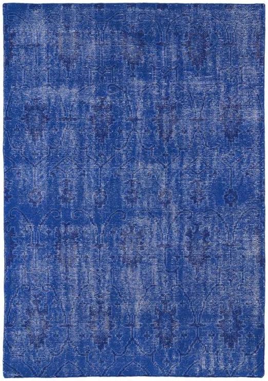 Kaleen Rugs Restoration Collection RES01-17 Blue Hand-Knotted 4' x 6' Rug