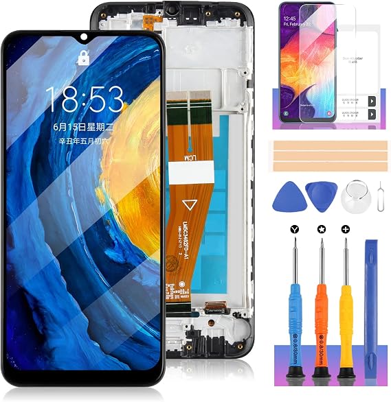 for Samsung A02S Screen Replacement for Samsung A02S LCD for Samsung Galaxy A02S LCD Digitizer for Samsung Galaxy SM-A025A SM-A025U LCD Display Touch Screen Aseembly (Not for SM-A025F SM-A025M)