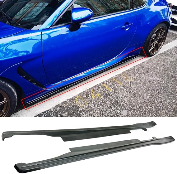 FITS 2022-2024 Toyota GR86 Subaru BRZ V1 Style Side Skirt Rocket Panel Extension KIT