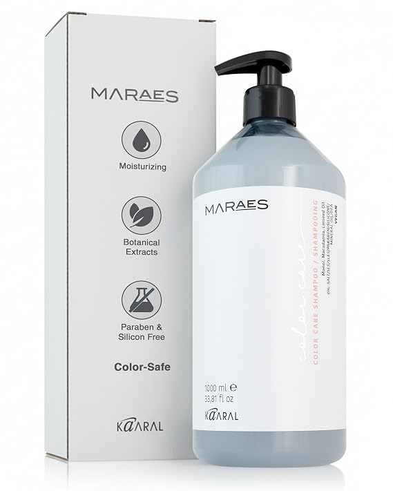 Kaaral Maraes Color Care Shampoo - Sulfate-Free, Vegan Formula - 1000ml