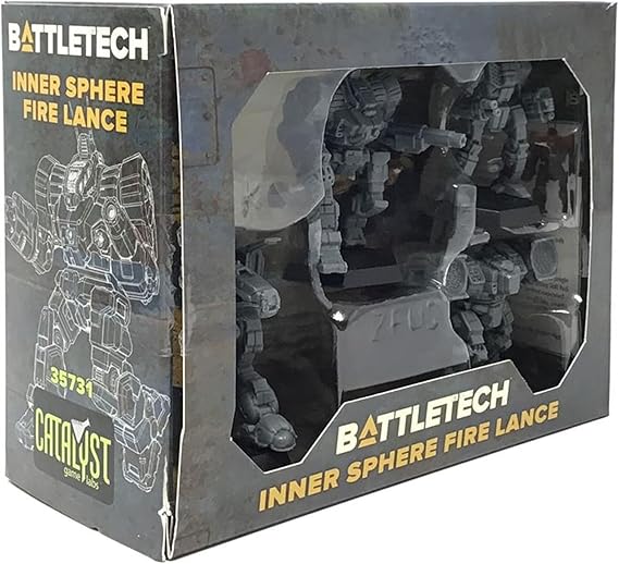 Catalyst Game Labs BattleTech Mini Force Pack: Inner Sphere Fire Lance, Grey