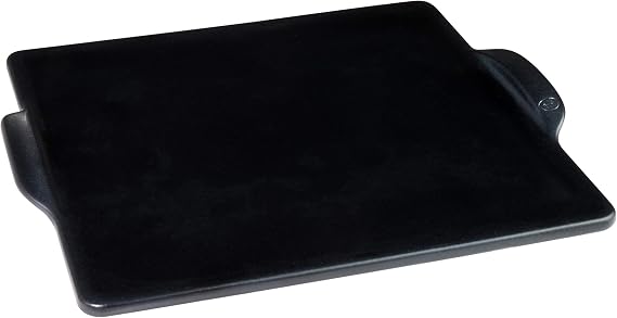 Emile Henry 14" x 14" Square Pizza Stone | Charcoal