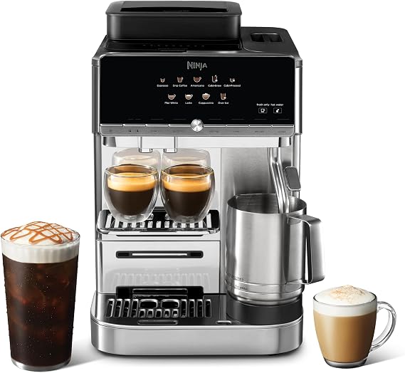 Ninja AutoBarista Fully Automatic Espresso, 10 Drink Options, AE1001