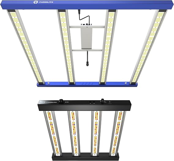 FARMLITE LED Grow Lights for Indoor Plants Full Spectrum Growing Light Bar Plant Hanging Growing Lamps Seedling Daisy Chain Dimmable Board 4x4ft Coverage
