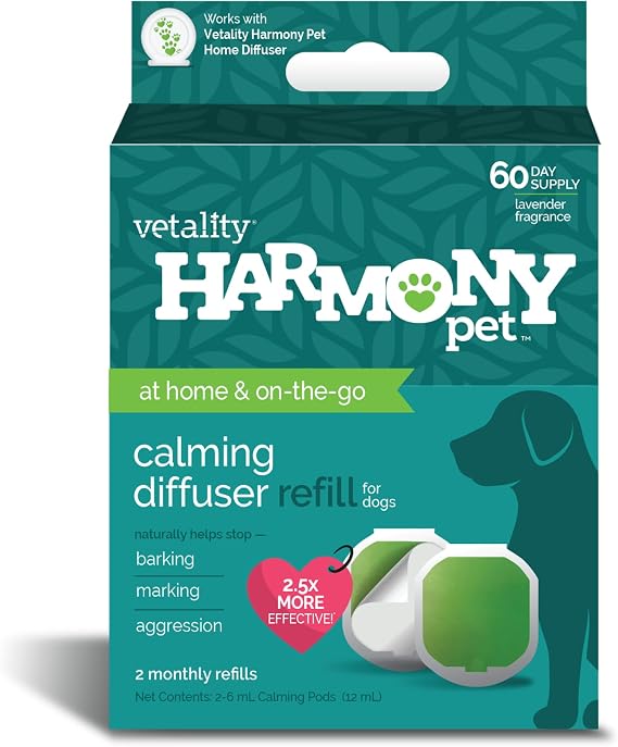 Vetality Harmony Pet Calming Home Diffuser Refills for Dogs 2ct