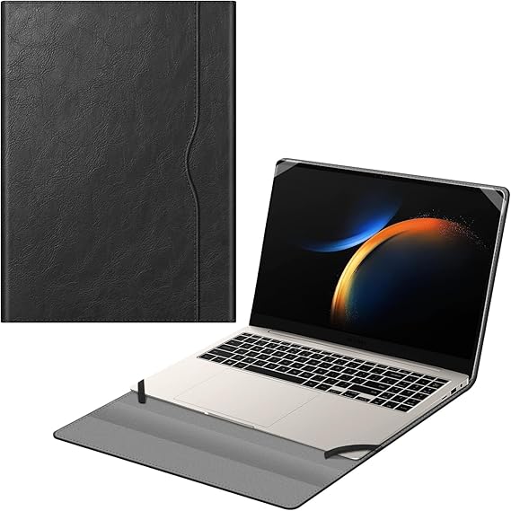 Fintie Sleeve Case Cover for 16 inch Samsung Galaxy Book4 Edge NP960XMA | Book5Pro 360 NP960QHA / Book4Ultra NP960XGL / Book4Pro 360 NP960QGK / Book3Pro 360 NP960QFG, Black