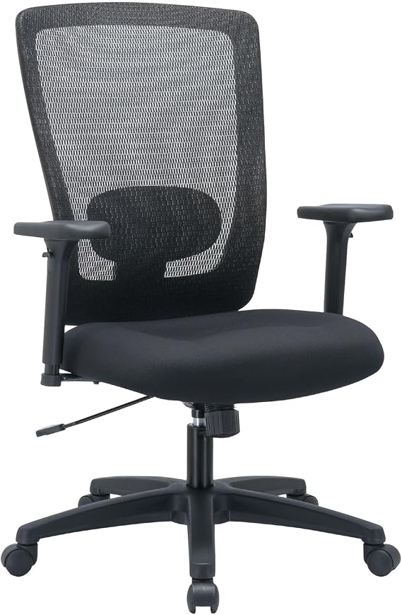 Alera ALE Envy Series Mesh High-Back Multifunction Chair, Black