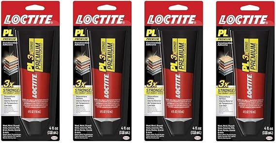 Loctite PL Premium Polyurethane Construction Adhesive 4-Ounce Tube (1451588) (Fur k)