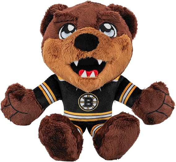Bleacher Creatures Boston Bruins Blades 8" Kuricha Mascot Sitting Plush - Soft Chibi Inspired NHL Mascot