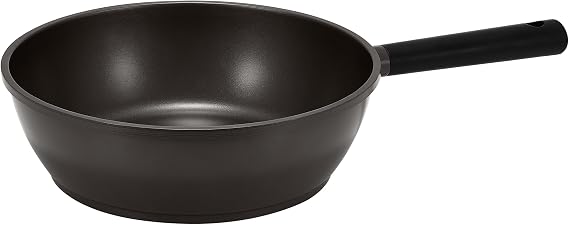 CUCKOO Kyndell 11-Inch Ceramic Nonstick Induction Wok Pan, COP-B2810HGB