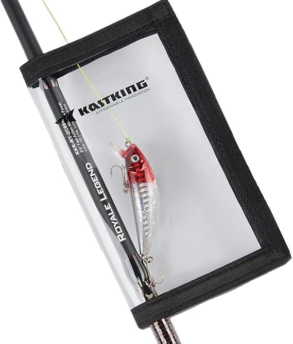 KastKing AeroLatch Lure Wrap, Durable & Clear PVC, Fishing Lure Covers