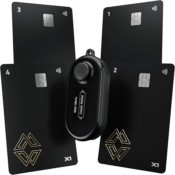 Cypherock Hardware Wallet for Secure Storage of BTC, Crypto, NFTs | Audited, Opensource, Cold Wallet | Decentralized Private Key Storage | Audited, Opensource, Cold Wallet, Decentralized Private Key Storage