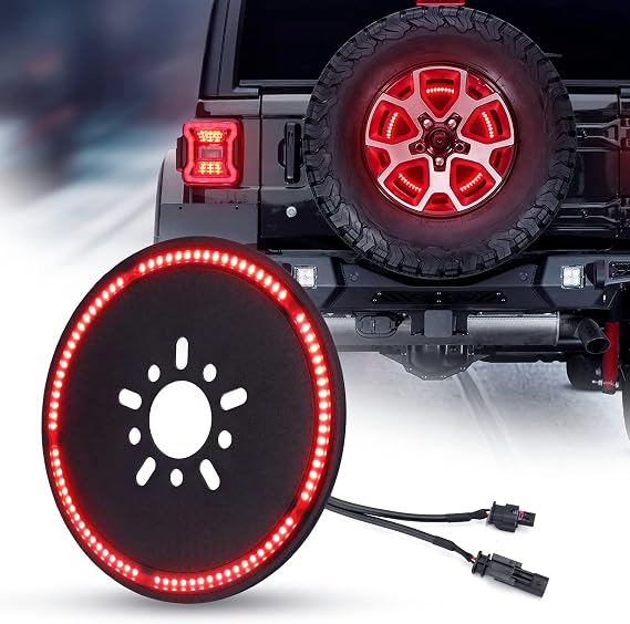 Plug and Play Spare Tire Brake Light Fits 2018-2026 Jeep Wrangler JL JLU