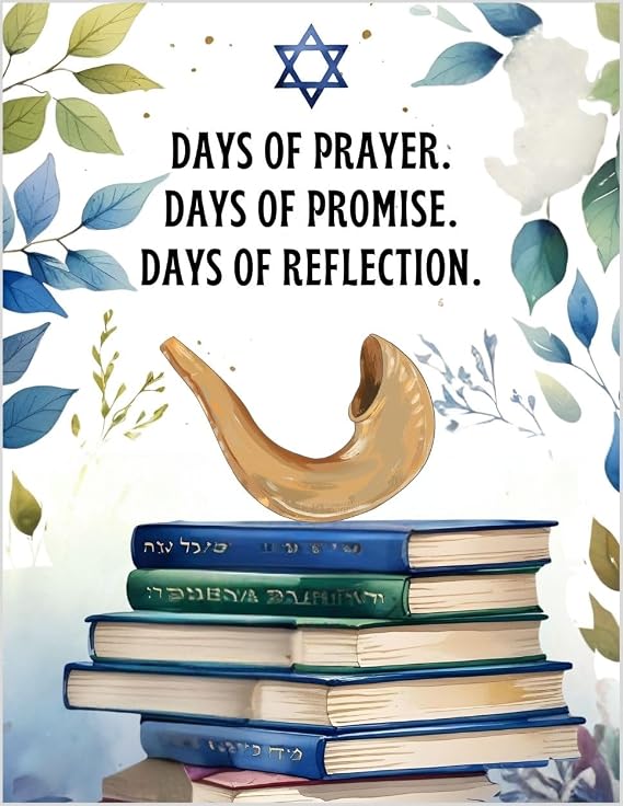Greeting Card Days Of Prayer Reflection Promise - Blessings To You This Yom Kippur Jewish New Year Holiday