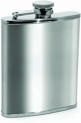 Houdini Pocket Flask 6-Ounce, Stainless Steel
