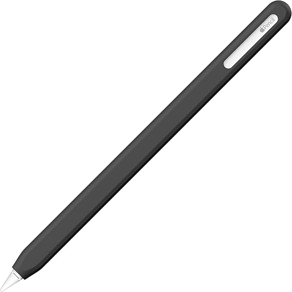 UPPERCASE Designs NimbleSleeve Premium Silicone Case Holder Protective Cover Sleeve Compatible with iPad Apple Pencil Pro and 2nd Generation Only (Black)