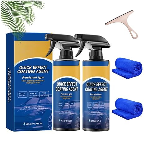 Nano Spray from Germany,2026 New Nano Spray Seal for Car,120ml/4.2oz Advanced Car Quick-Acting Coating Agent for All Vehicles (2PCS)