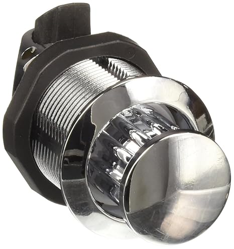 Southco Inc M1-2A-13-1 Knob-End Push-to-Close Latch Southco Push to Close Latches, Fixed Grip for Perpendicular Door Configurations Latches - Push-To-Close Latches - Knob stores flush