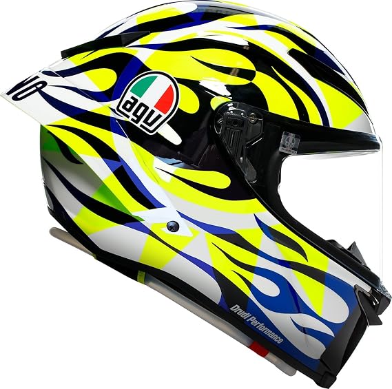 AGV Pista GP RR Valentino Rossi Soleluna 2023 Motorcycle Helmet Hi-Viz XXL