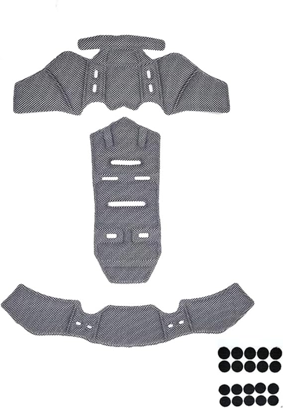 1 Set Breathable Helmet Padding Kit for Bell Rogue, Anti-Collision Sponge Pads, Enhanced Safety, Soft & Comfortable, Detachable and Washable Liner,A Grey