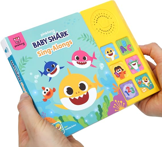 Pinkfong Baby Shark Sing-Alongs Sound Book - Interactive Learning, Nursery Rhymes - Ages 1+