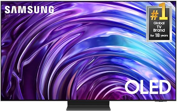 Samsung 55-Inch Class OLED 4K S95D Series HDR Pro Smart TV w/Dolby Atmos, Object Tracking Sound+, Motion Xcelerator, Real Depth Enhancer, AI