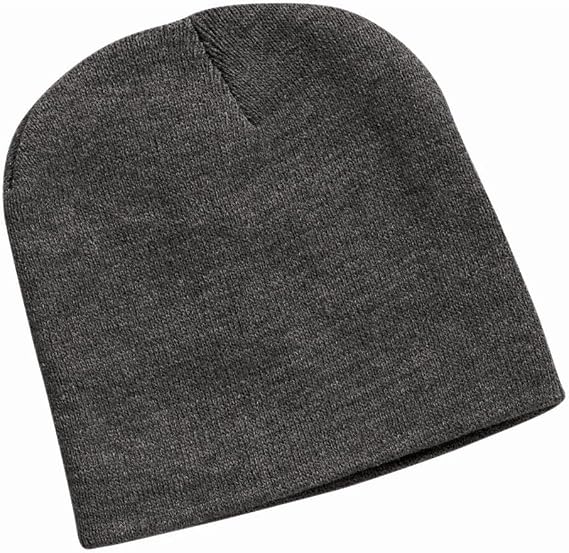 Sportsman 8" Knit Beanie One Size Heather Charcoal