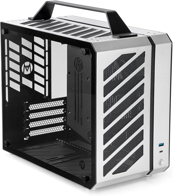 Mechanic Master C28 Compact MATX Portable Gaming Case Silver