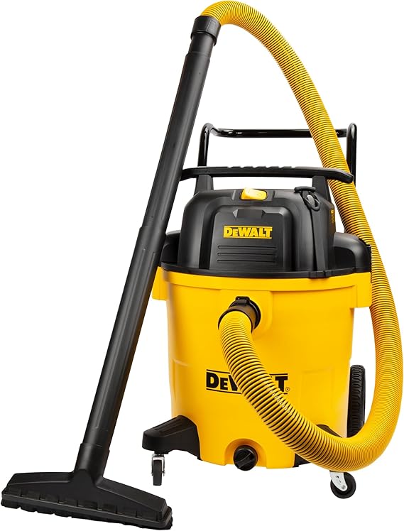 DEWALT 16 Gal 6.5 HP 116CFM Wet Dry Vacuum with Blower and Muffler DXV16PA | Wet/Dry/Blower 3-in-1 Large Poly Shop Vacuum with Storage Bag and Muffler Accessories Ideal for Garage/Workshop/Jobsite