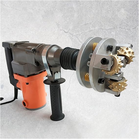 800W Hand-held Electric Hammer Chisel Electric Chiseling Machine Concrete Pavement Bridge Tunnel Wall Facing Alloy Hammerhead Power, Garden & Hand Tools