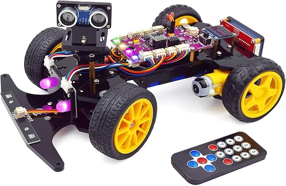 Adeept Smart Robot Car Kit for Arduino IDE, STEM Educational DIY Robotics