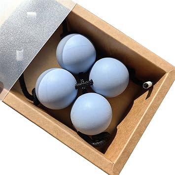 2pcs Asalato Shakers Hand Shaker Balls Beginner Kashaka Percussion Instrument Aslatuas Music Egg Shaker for Stage Performance(B)