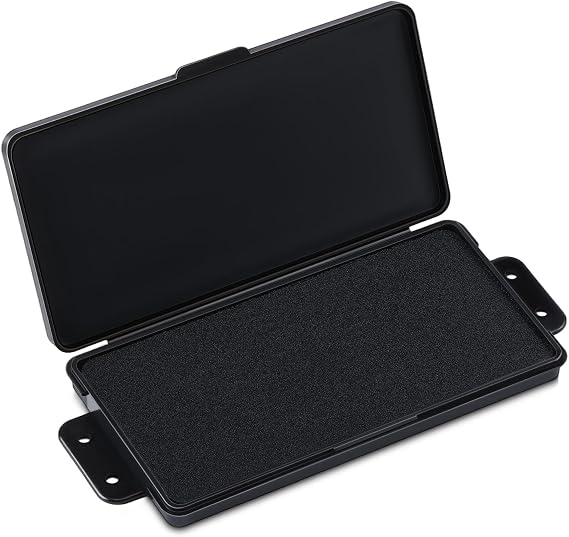 1 Pcs Black Fingerprint Ink Pads Rectangle Thumbprint Ink Pads