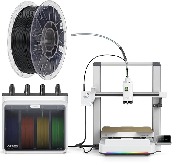 Creality SPARKX i7 Combo 3D Printer Bundle with Hyper PLA Filament Black 1.75mm