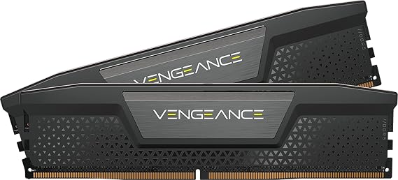 CORSAIR VENGEANCE DDR5 Memory 64GB 2x32GB up to 5600MHz, Intel XMP, CL40 Desktop PC, Black, CMK64GX5M2B5600C40