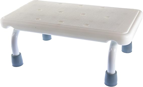 Medical Step Portable Safety Stool w/Non Slip Grip & Drainage Holes, Heavy Duty Medical Stools for Shower Bathroom Toilet Kitchen Bedroom Elderly Handicap Supports 450lbs